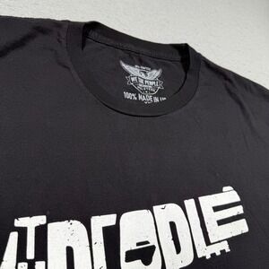 We The People Holsters Mens XXL Black Graphic T-Shirt Defend The 2nd USA Made